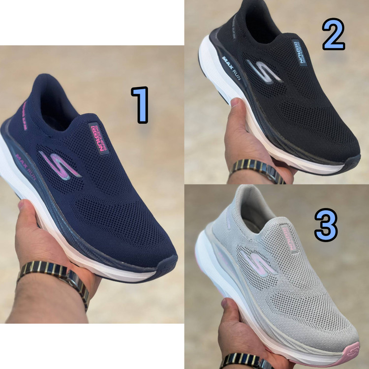 کتونی زنانه راحتی و پیاده روی اسکیچرز گوران / Skechers gorun / اسلیپ طبی و سبک و راحت / سایز 37 تا 40 / فروش بصورت عمده و تک