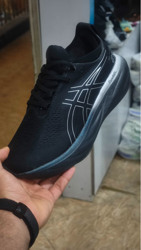 کتونی اسیکس ژل نیمباس ۲۵ مسترکوالیتی /سایز 40 الی 45 /ساخت ویتنام /ASICS Gel Nimbus 25 /ضمانت کالا /فروش تک و عمده