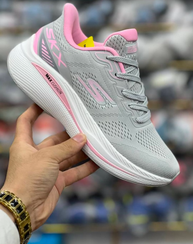 کتونی اسکیچرز مدل مکث کوشن رانینگ و پیاده رویی مردانه و زنانه/ Skechers Max cushioning/ کیفیت مستر کوالیتیA طبی و سبک و راحت / سایز 37الی40/