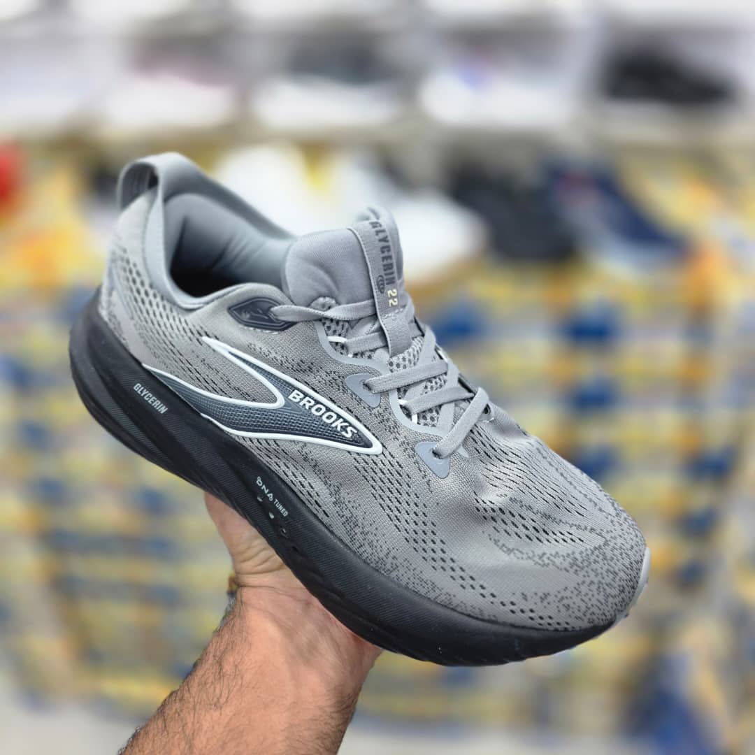 کتونی پیاده روی و رانینگ بروکس گلیسیرینBrooks Glyceri 22 / ضمانت کیفیت / جعبه و بارکد دار / سایز ۴۰ ۴۱ ۴۲ ۴۳ ۴۴ ۴۵