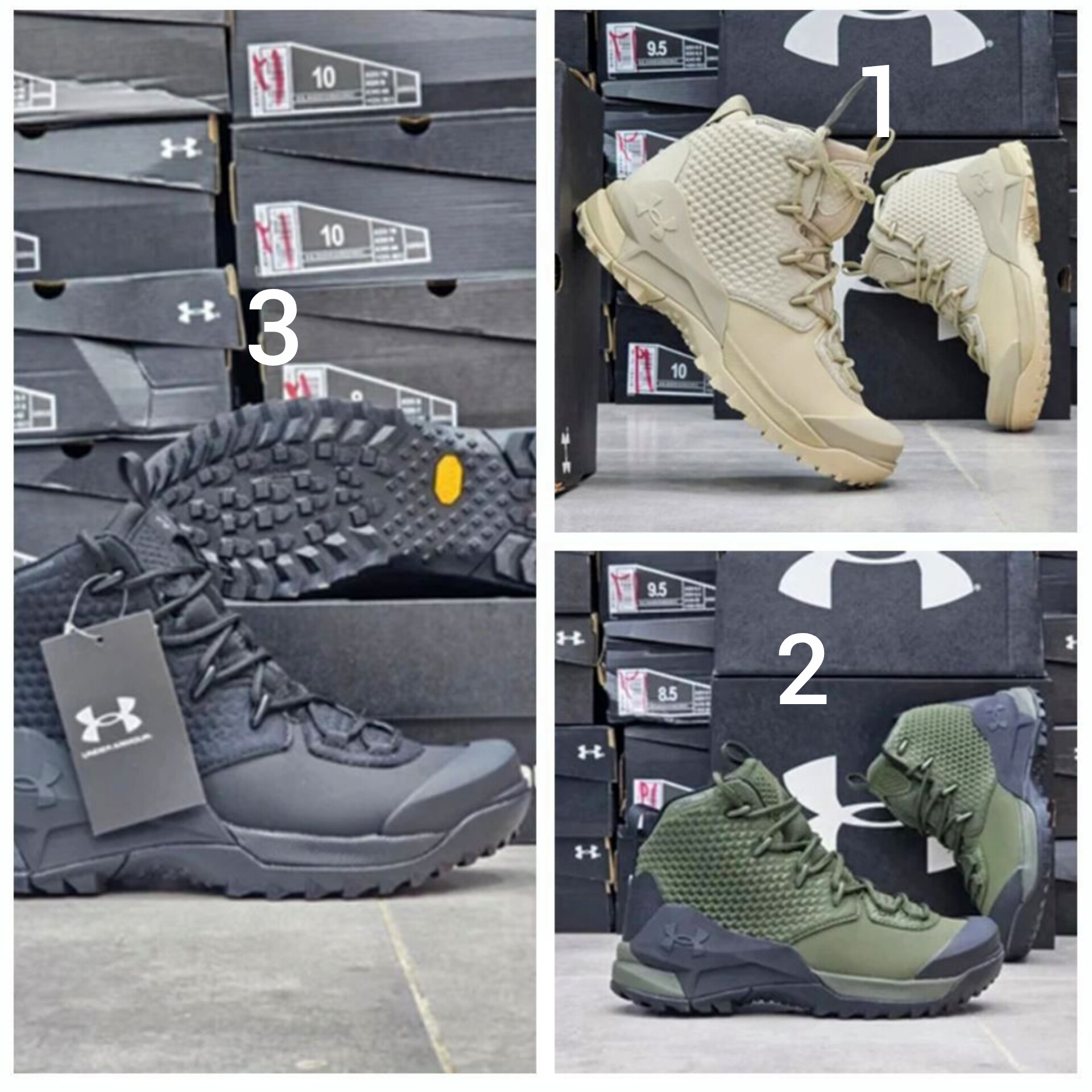 بوت ویتنامی گورتکس آندرارمور Under Armour/سایز 40 الی 45/ساخت ویتنام /ضمانت اصالت کالا