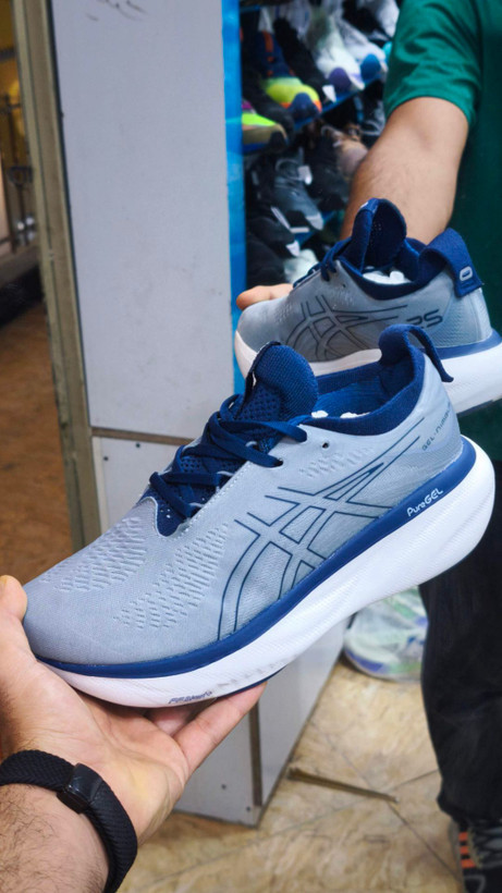 کتونی اسیکس ژل نیمباس ۲۵ مسترکوالیتی /سایز 40 الی 45 /ساخت ویتنام /ASICS Gel Nimbus 25 /ضمانت کالا /فروش تک و عمده