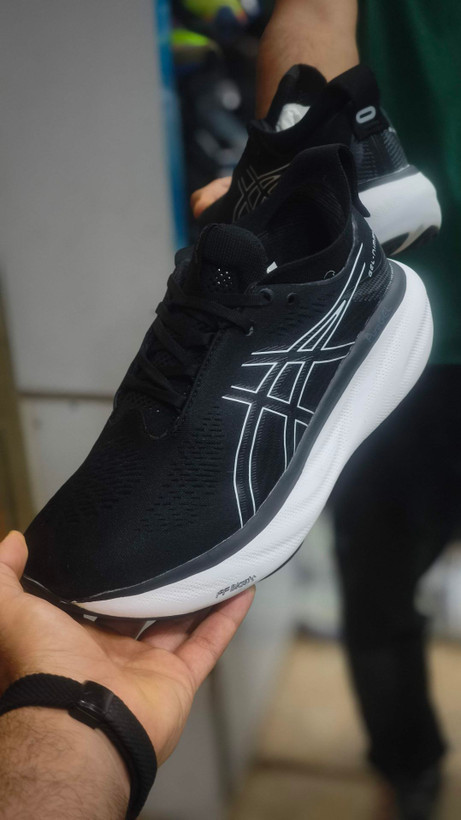 کتونی اسیکس ژل نیمباس ۲۵ مسترکوالیتی /سایز 40 الی 45 /ساخت ویتنام /ASICS Gel Nimbus 25 /ضمانت کالا /فروش تک و عمده