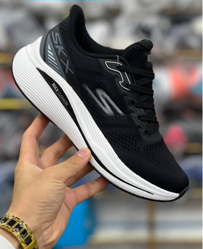 کتونی اسکیچرز مدل مکث کوشن رانینگ و پیاده رویی مردانه و زنانه/ Skechers Max cushioning/ کیفیت مستر کوالیتیA طبی و سبک و راحت / سایز 37الی40/