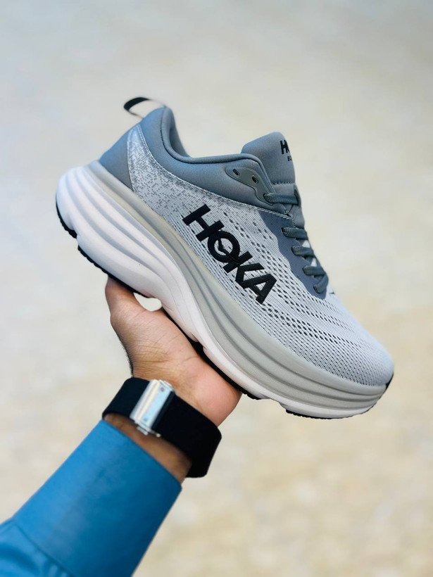 کتونی هوکا مدل باندی 8 کیفیت عالی ساخت ویتنام راحتی و استایل در یک قاب سایز بندی 38تا48