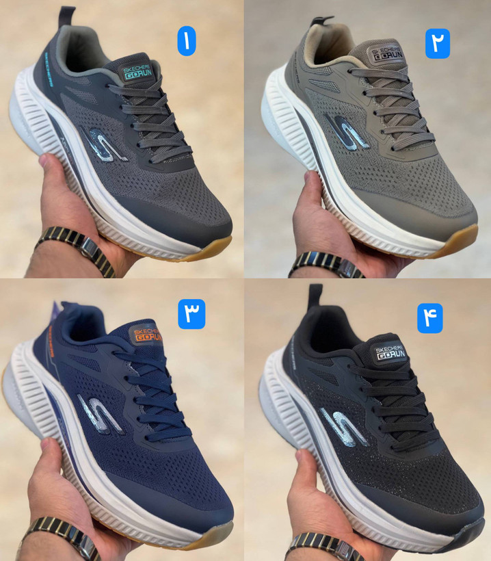 کفش اسکیچرز طبی و راحتی مدل گو ران go run / مخصوص پیاده روی و‌ روز مرگی / جعبه و بارکد دار / سایز ۴۰ تا 45 کیفیت بالا زنانه و مردانه