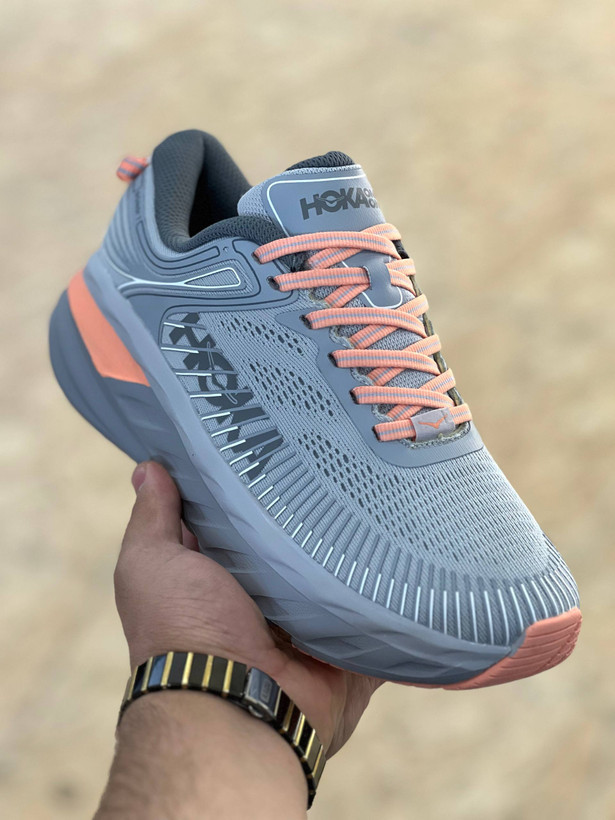 کتونی مسترکوالیتی هوکا باندی 7/سایز 38 تا 45/Hoka Bondi 8/ضمانت کالا/فروش تک و عمده