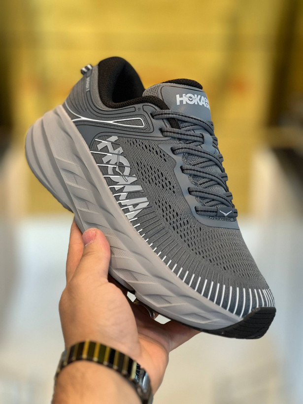 کتونی مسترکوالیتی هوکا باندی 7/سایز 38 تا 45/Hoka Bondi 8/ضمانت کالا/فروش تک و عمده