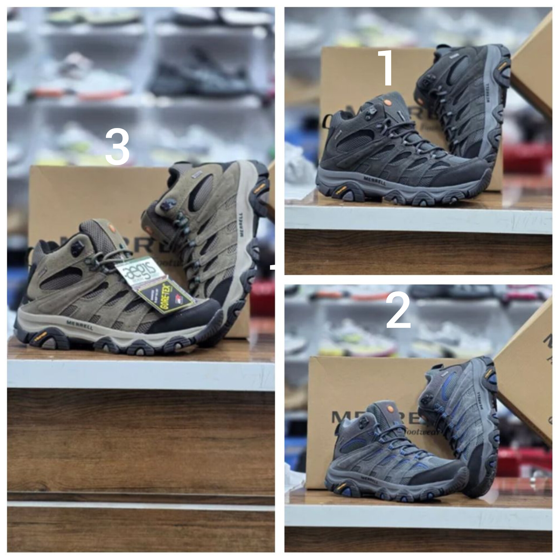 بوت مرل کوهنوردی  و طبیعتگردی حرفه‌ای MERRELL| ضدآب | ویبرام | سایز ۴۰ تا ۴۵  کیفیت مستر Aساخت ویتنام صدرصد وارداتی
